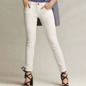 CAbi white slimmie jeans Size 4